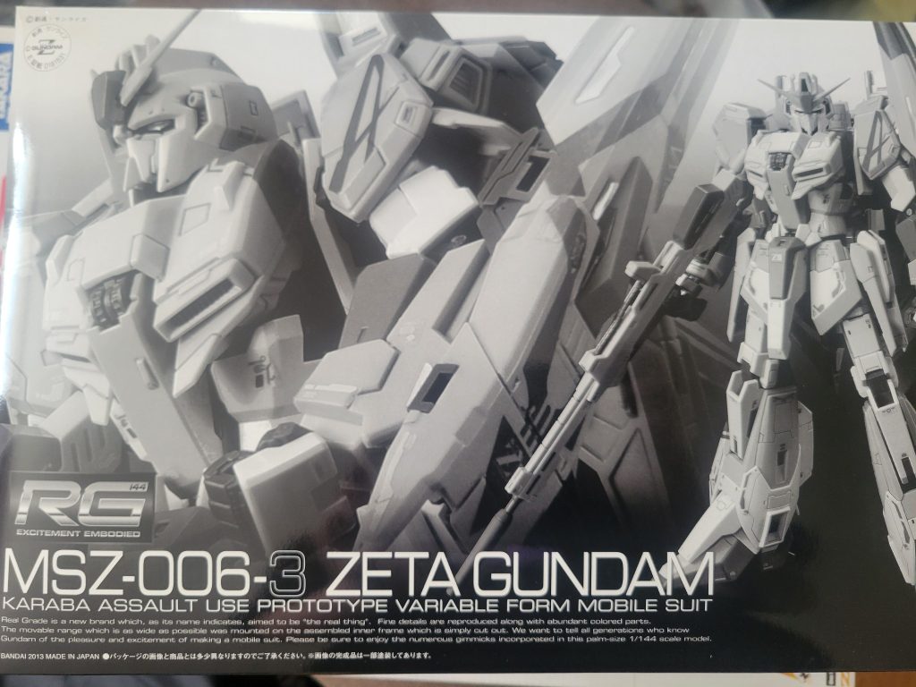 昨日YouTubeで特級呪物としてRG Zガンダムを紹介されてる方がいて、みてたら作りたくなったのでマウンテンサイクルに行ったついでに回収してきました。噂は聞いていましたが、どれほどのものか堪能したいと思います👍とりあえず、ウェーブライダー固定で作ろう。&nbsp;それでは、また🫡