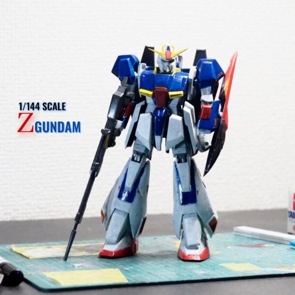 真面目に旧キット第二弾！1/144 Zガンダム