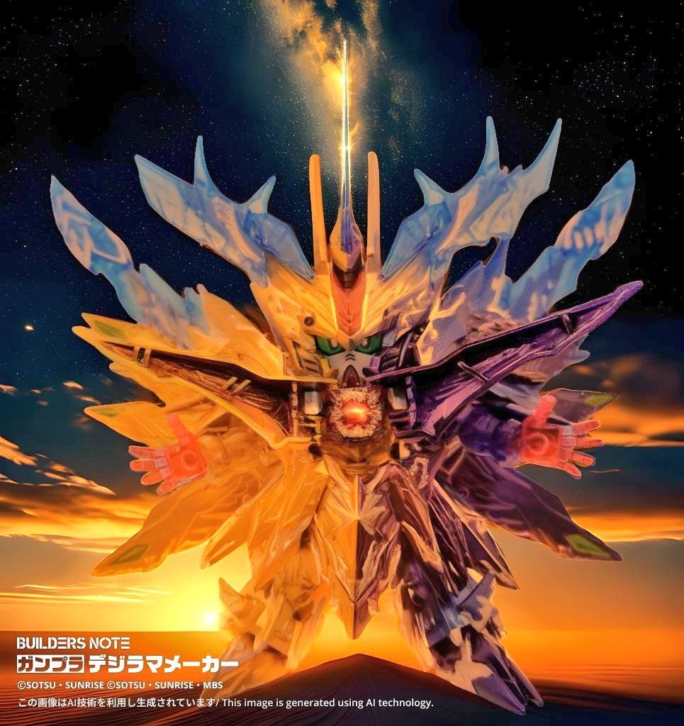 ・最後に本当は元ネタにあった双剣も装備させたかったのですが製作が間に合わず本体だけ塗装してしまいました(´ω｀)そのうちにXで上げたいところです。メタリック塗装はやはり楽しい〜！！そんな気持ちを再確認した塗装でした。