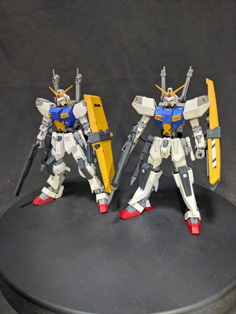 HGＤガンダムファーストとツーショット