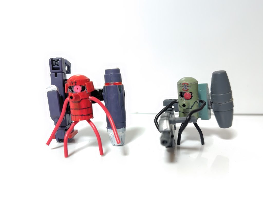 昔に作ったカナーサクウォーリアーと並べて今回はガチで作ってます