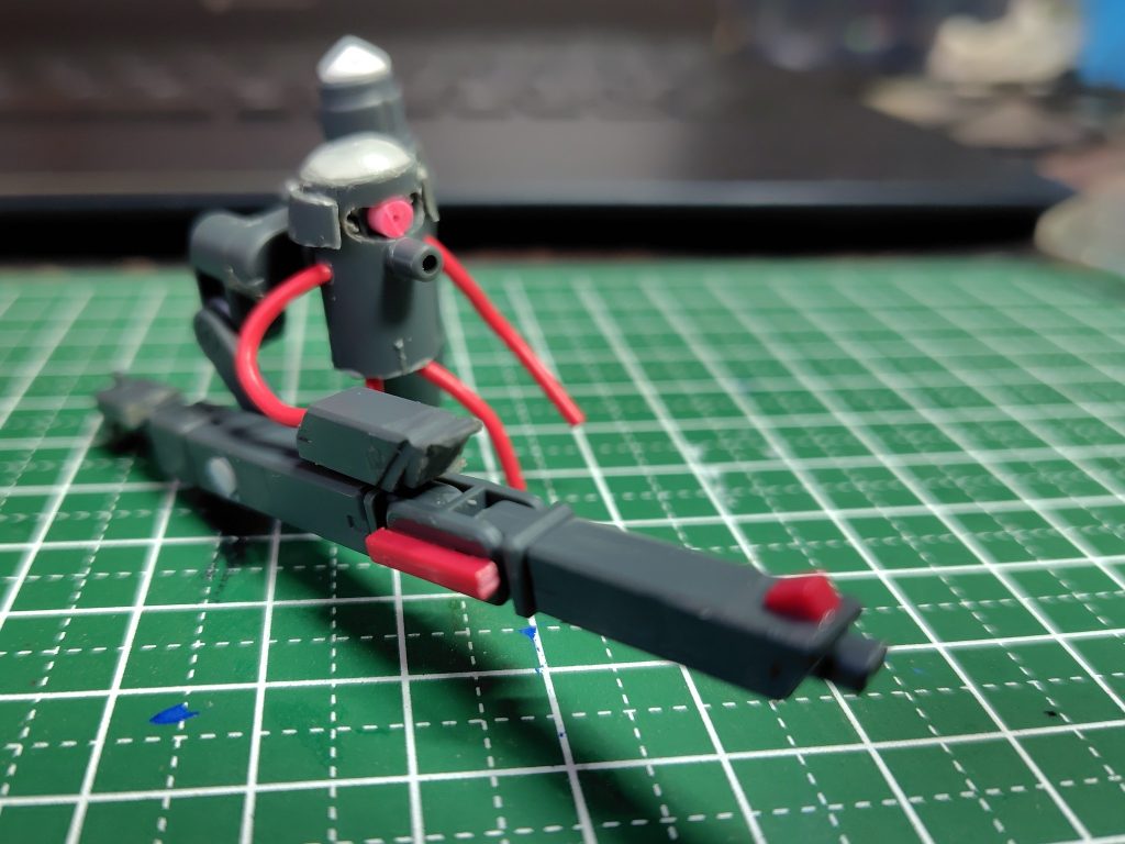 塗装前　武装展開