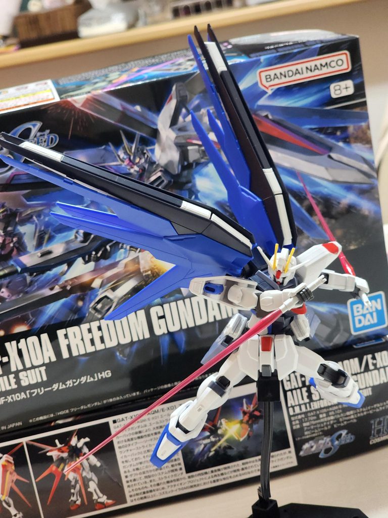 作品名：HGフリーダム<p>簡単フィニッシュ予定</p>
