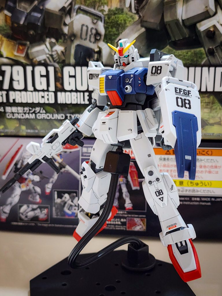 HG　陸戦型ガンダム–4枚目/制作者：@ishitaku0806
