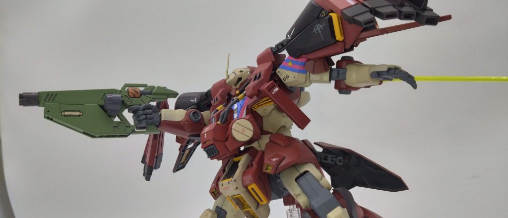結果この高機動型はアデレートに実戦には投入されることができずこれに乗るハーラーは生死不明『幻想』なためかなわなかった・・・しかしその後ブッホ社が何機か生産しデーター収集することに20年後ブッホ初小型MSへのミッシングリンクへ繋がる・・・