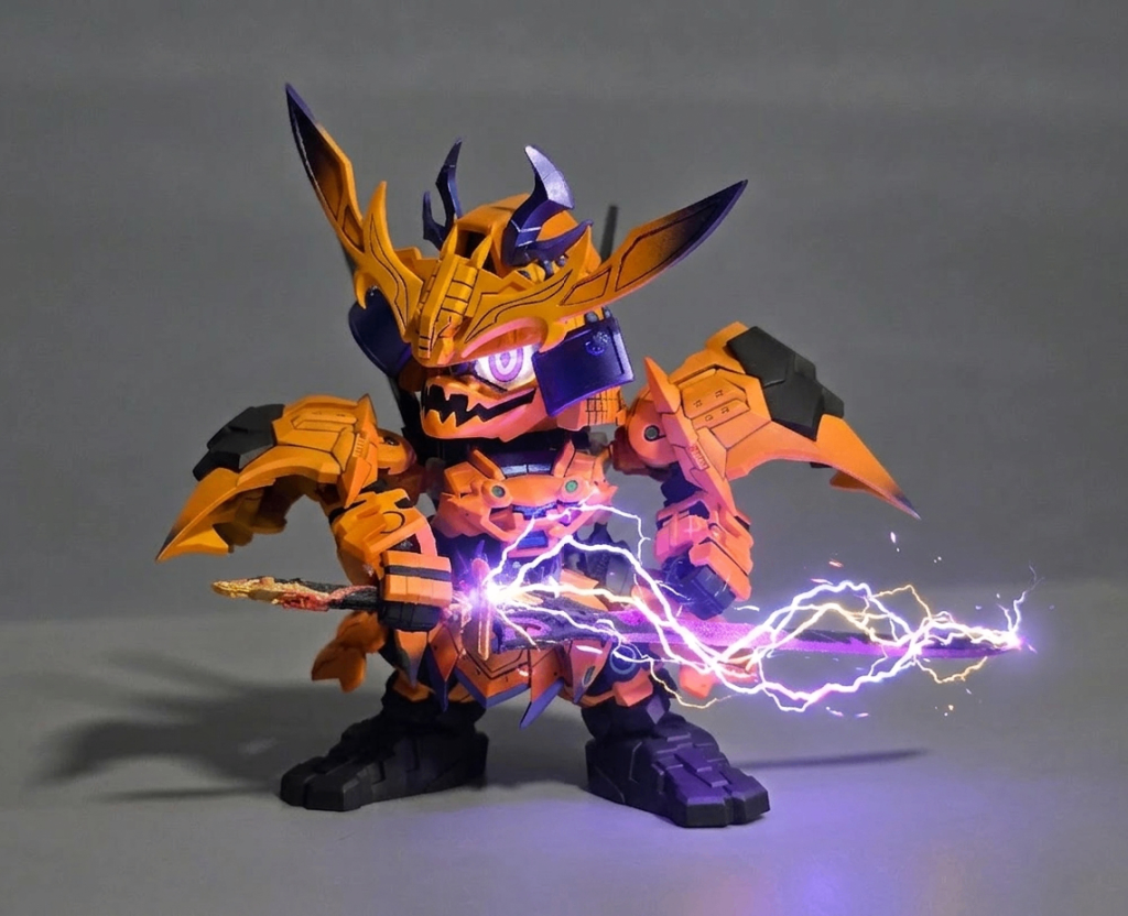 無言の閃耀 煌雷龍裝ハンター  ゼロガンダム–3枚目/制作者：昨日の 🎈W