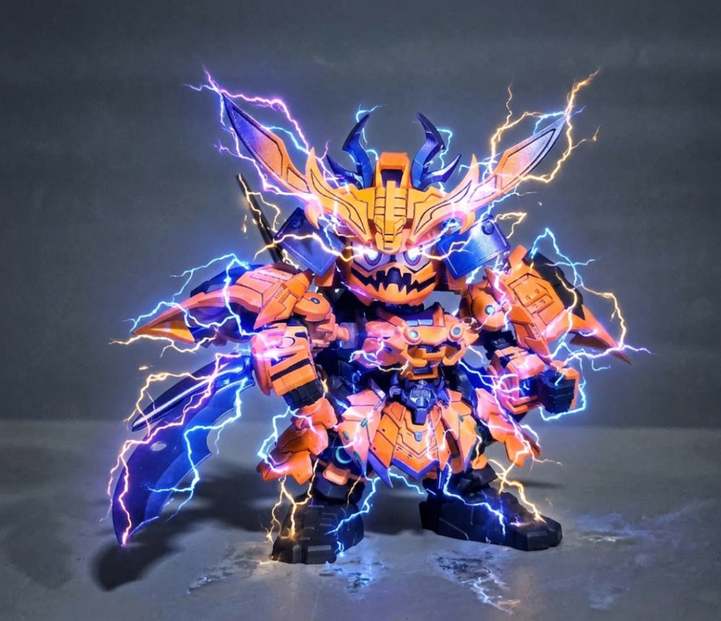 無言の閃耀 煌雷龍裝ハンター  ゼロガンダム–2枚目/制作者：昨日の 🎈W