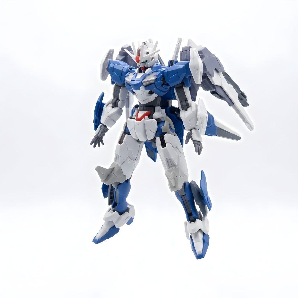 In my fictional setting, this custom unit was developed as the ultimate evolution of the original Aerial Rebuild, designed specifically for high-intensity space combat and overwhelming fire superiority. Compared to the normal Aerial Rebuild, this version possesses nearly twice the combat capability through major upgrades in weapon systems, mobility, defense, and funnel control performance.