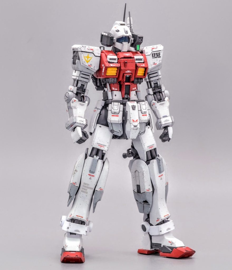 ジムⅡ改〔ネモヘッド〕ですグリプス戦役時代にロールアウトしたジムⅡに改修を重ねた機体です