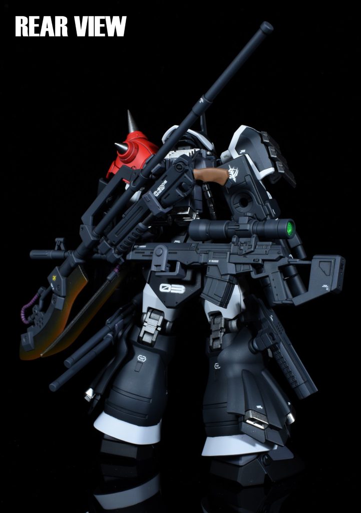 リアビュー以前作ったイフリート・イェーガーのリアビューが好評だったので、さらに武器を増量した背面にしています。