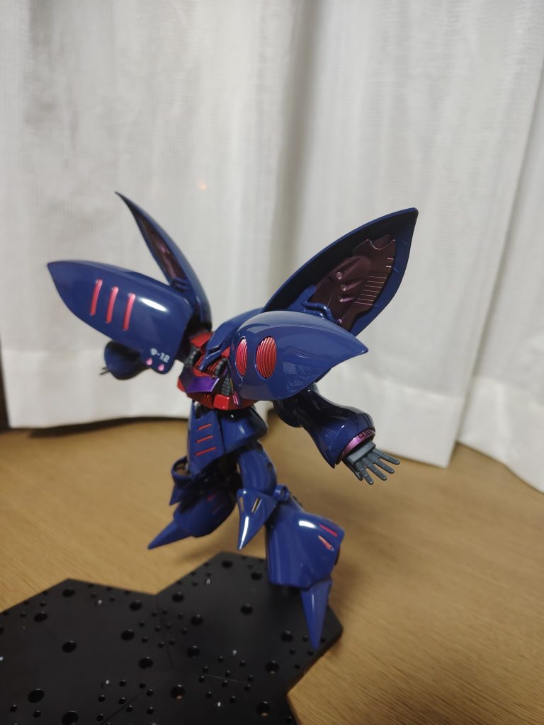 羽裏もクリアパープルで塗ってます！