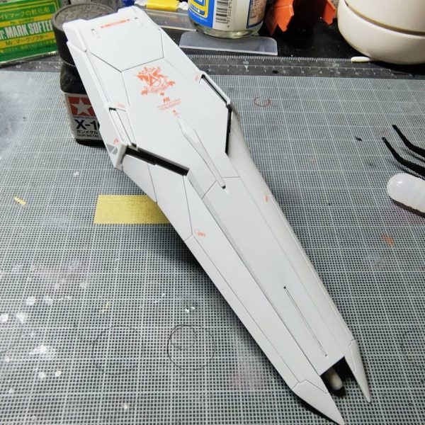 武器類の塗装完了しました。いよいよ残すところは、フィンファンネルのみとなりました。今週中には終わるかな…（6枚目）