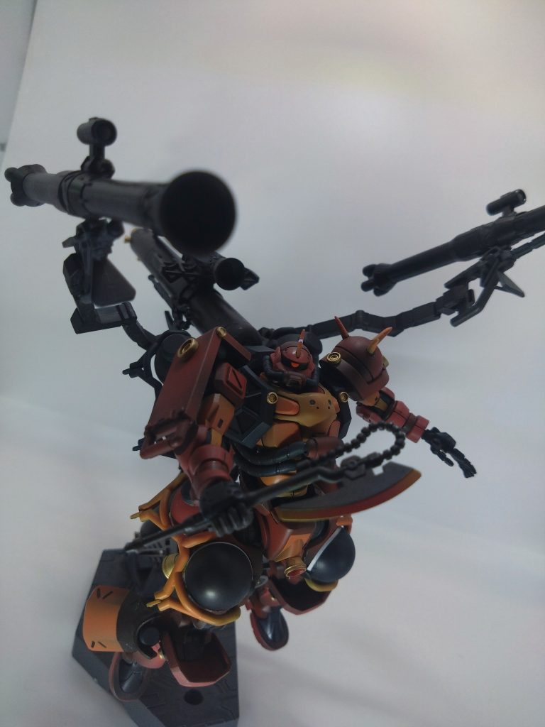 ヒートホークは一つだけ赤熱塗装。