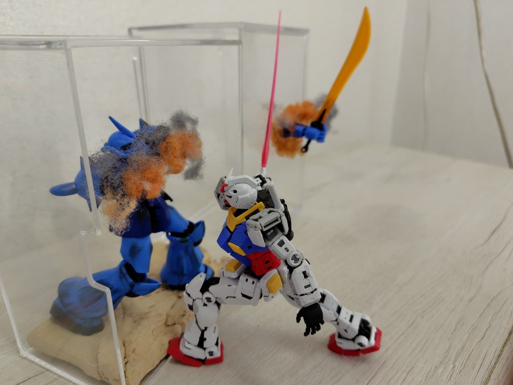 今回は、煙の表現に挑戦しました😊