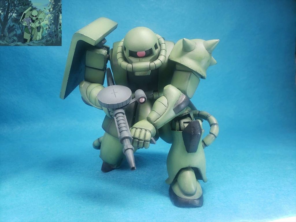 フル可動1/100旧キット  劇中版ザク–8枚目/制作者：HITOHITO