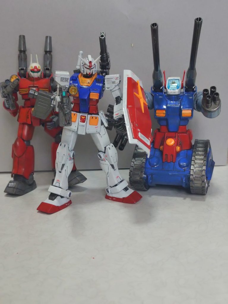 ガンキャノン・ガンダム・ガンタンク