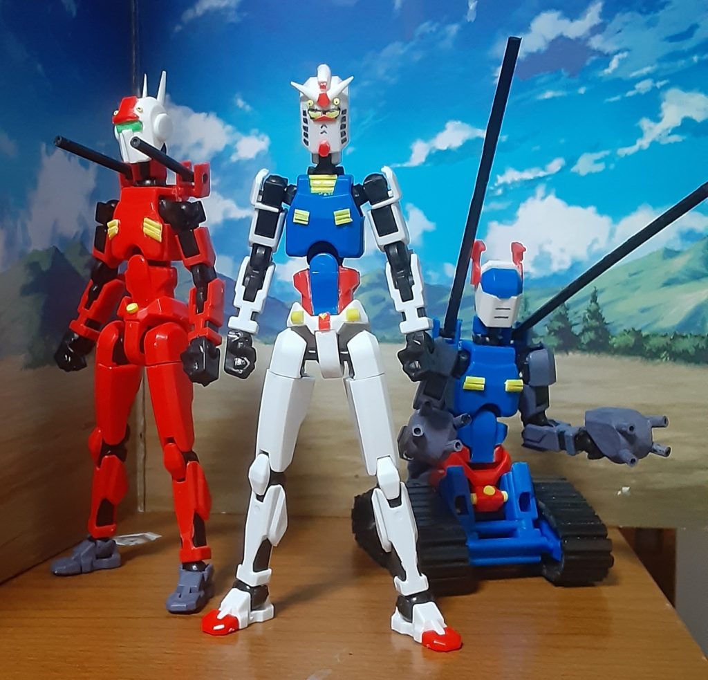 パーツを取り外せばノーマルなガンダムにもなれます(笑)