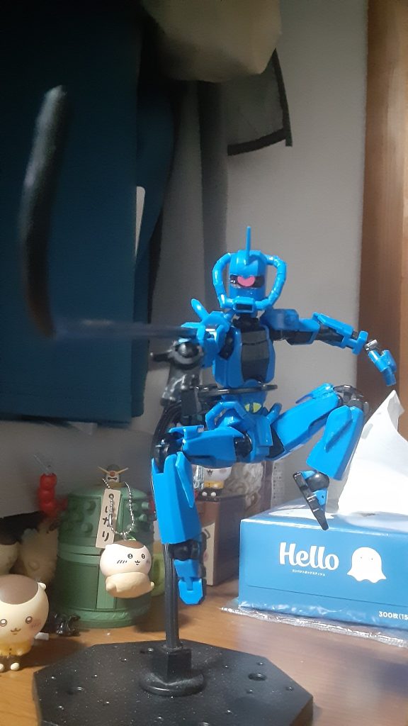 スパイダーマン風ポーズでヒート・ロッド
