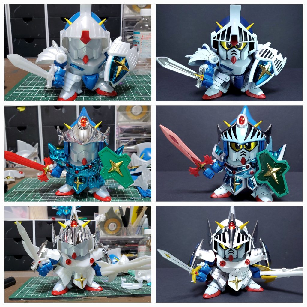 元キットと比べると、脚の間を開げたことでかなりドッシリし安定した感じになっています。