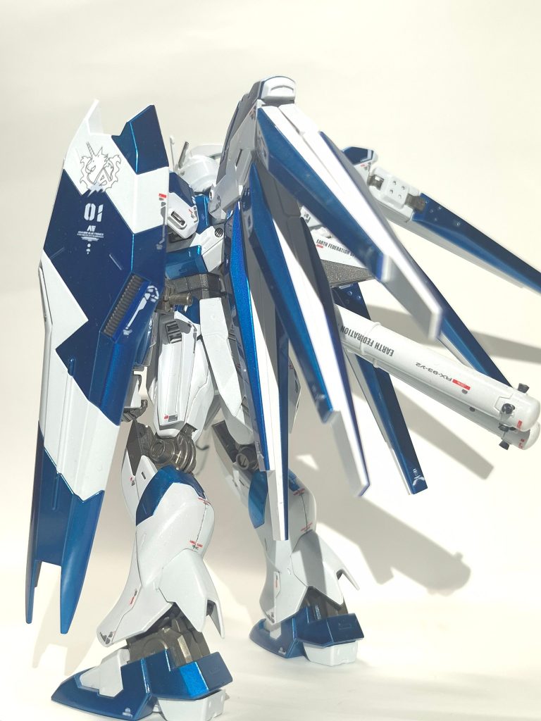 HG　Hi νガンダム　メタリック塗装–4枚目/制作者：KENSAN.