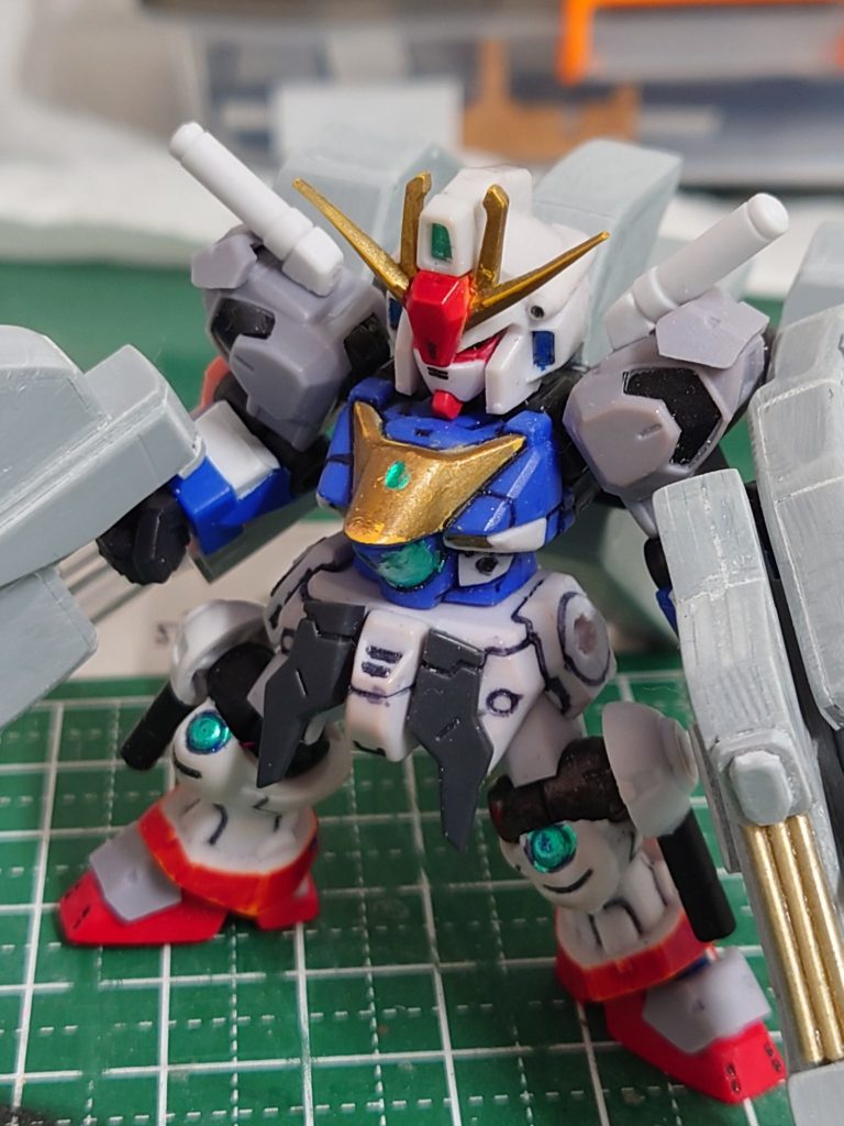 未完成品なのでこれから休憩時間にちまちま完成に向けて塗装なり追加パーツなり作っていきたいと思います。見てくれた方ありがとうございました。
