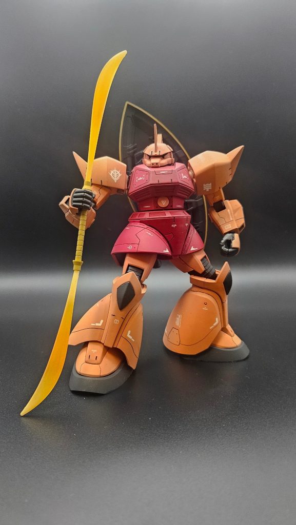 HG ゲルググ　全塗装　筋彫り奮闘機