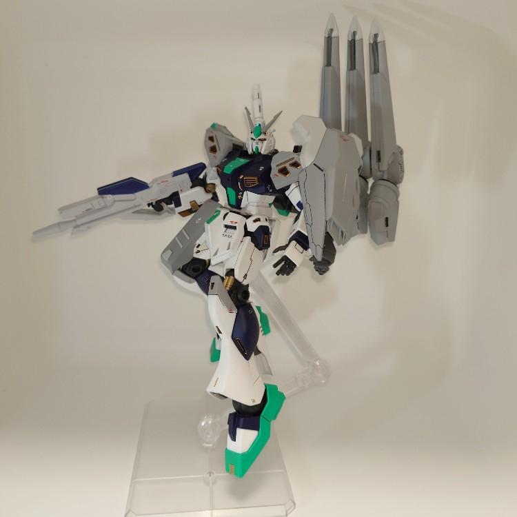 HGUC量産型νガンダム 本体のみ HGUC 量産型νガンダム｜デンマイさんのガンプラ作品｜GUNSTA（ガンスタ）