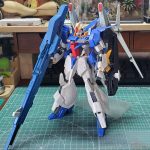 Zガンダムのハイパーメガランチャー持たせてバックパック配置をいじってブレイズウィ[…]