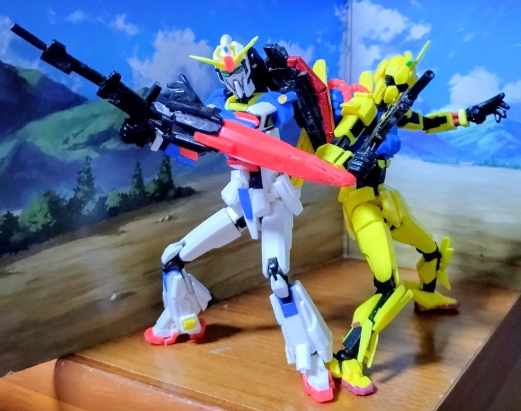 ゼータガンダムと一緒に。