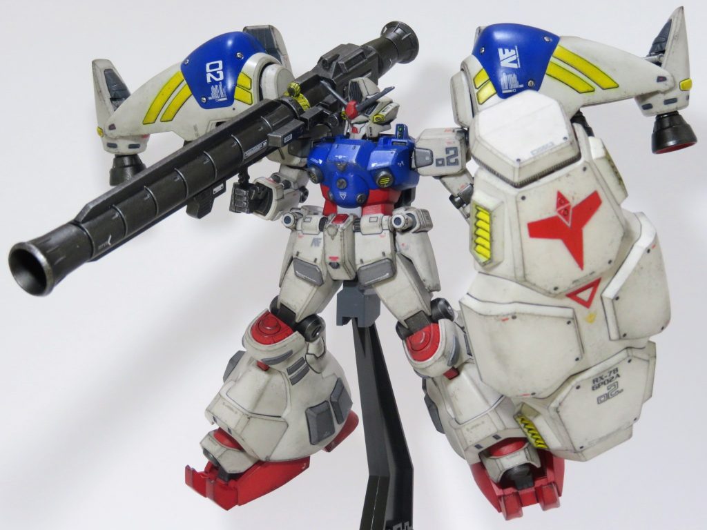 HGUC ガンダム試作2号機　筆塗り全塗装–3枚目/制作者：らり～