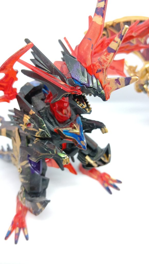 娘の作品　SDガンダム ダークグラスパードラゴン