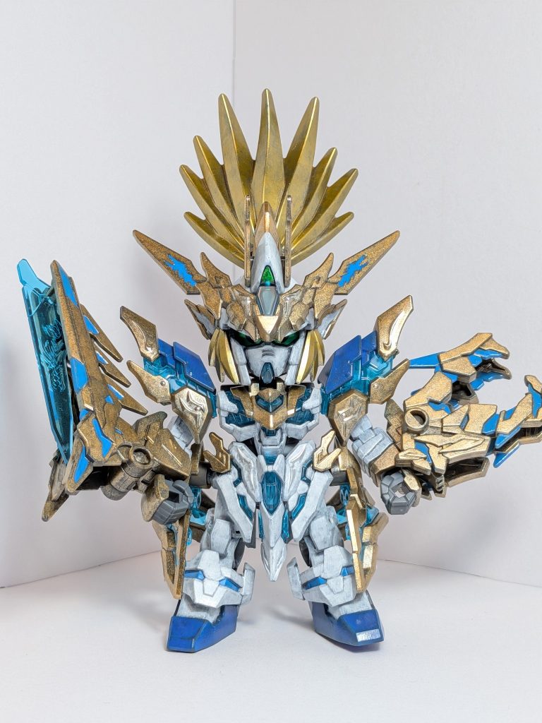 龍尊劉備ユニコーンガンダム　筆塗り