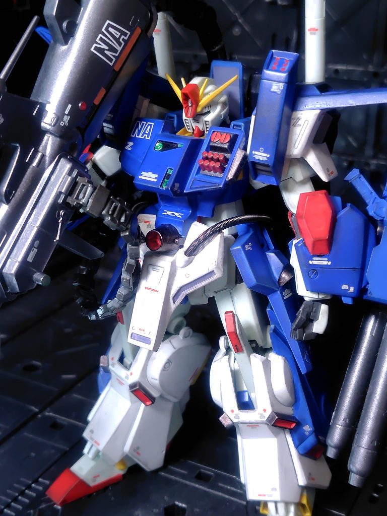 HG フルアーマーZZガンダム（HGUC+旧キット）