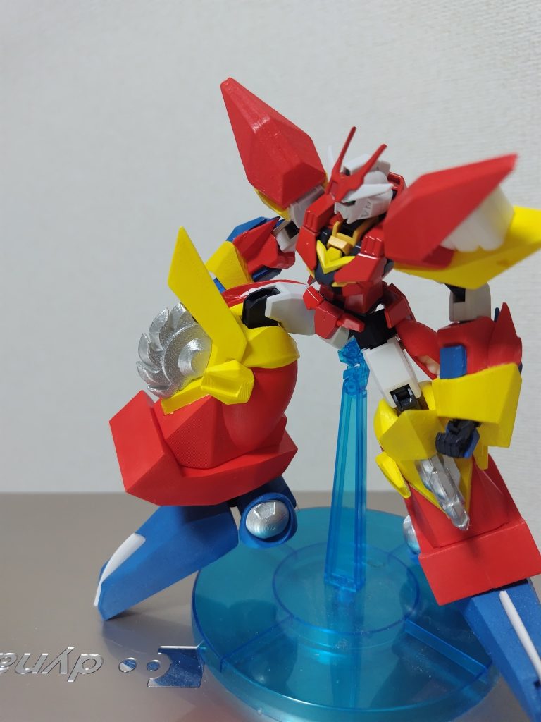 サンダースピンエッジ！足の丸鋸で叩き切る流石にエフェクトとかは無理なので想像で補ってください