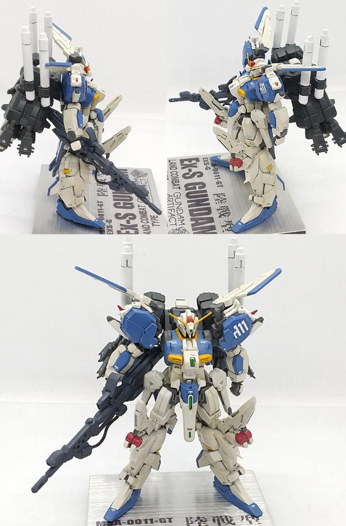 改修塗装完成品 Ex-Sガンダム陸戦型 小林版『機動戦士ガンダム外伝 Gの伝説』ガンダムアーティファクト–2枚目/制作者：ランゼル