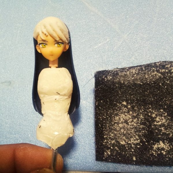 HG　ジフレドに添える　ニャアンのフィギュアを作って行く💦その４