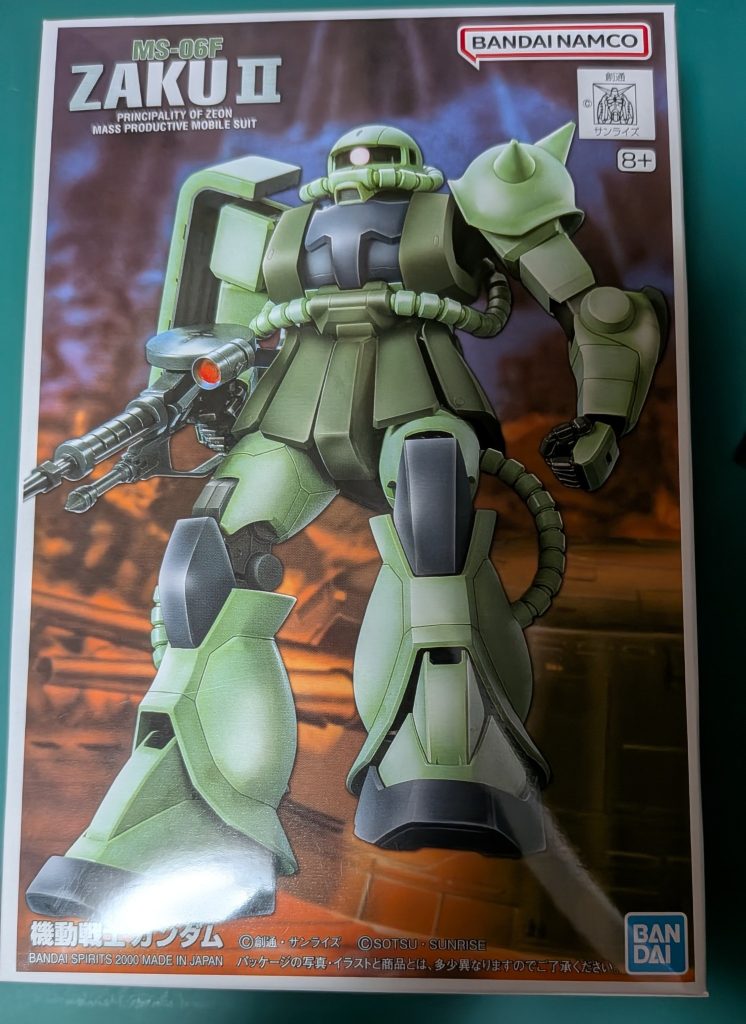 「FG 1/144 MS-06F ザクII」です。