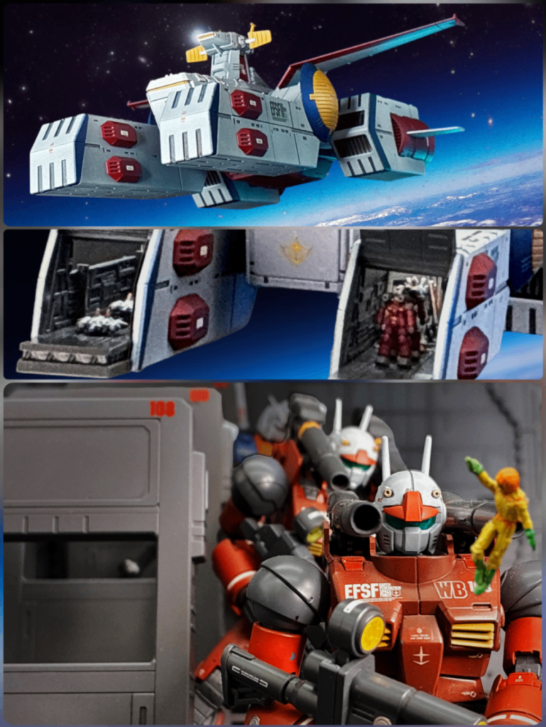 各機カタパルト射線確認しろ！メカニックマンは退避急げ！射出1分前！！整備兵:カイ少尉、戦果を期待してます！カイ:おう、任されて
