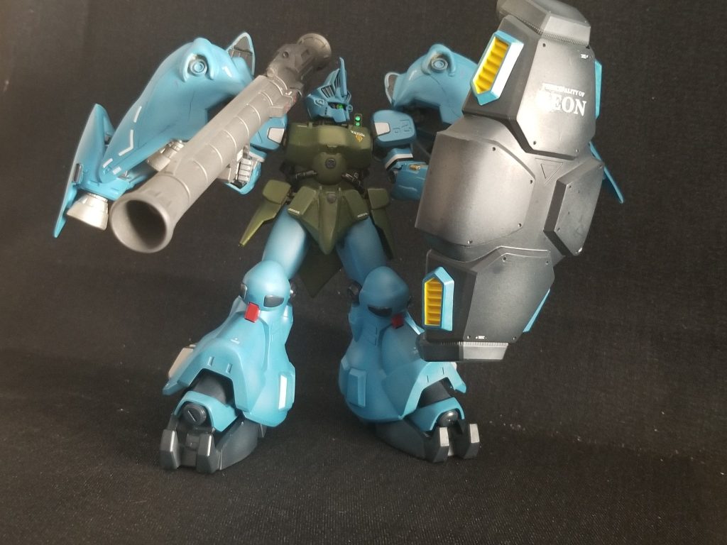元々ガンダムっぽく無いサイサリスですが、それでもガンダムっぽい所を無くすよう整えました。