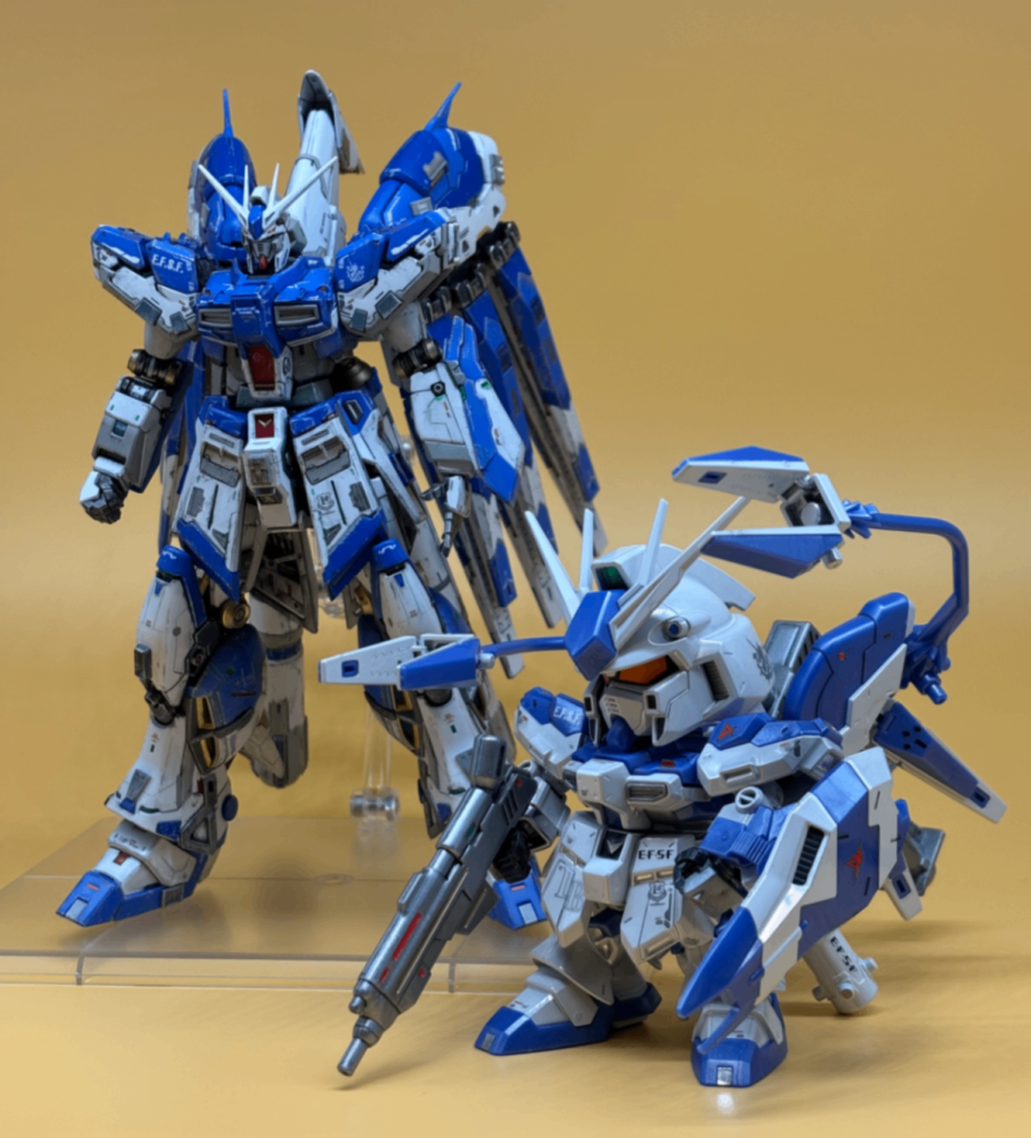 最後に、RG Hi-νガンダムと一緒