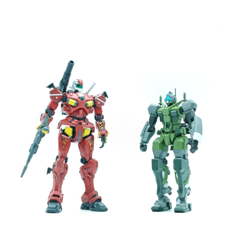 軽キャノンと比べると生産性も高そうで本来のGMであるのがわかりやすい。そして作りやすさもガンプラで再現されてるとは…