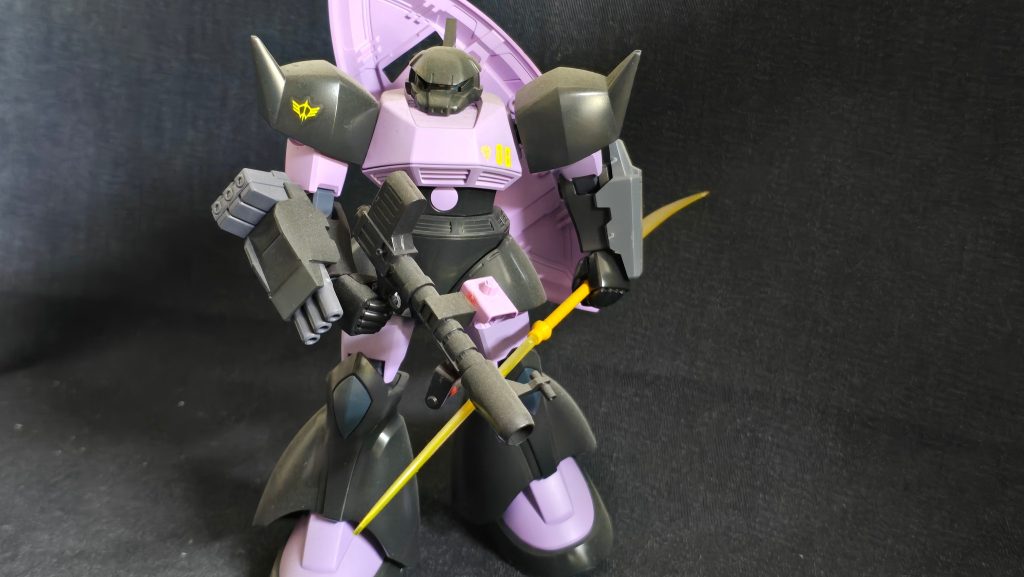 オルテガ機ナンバーは6を付けてます。HGゲルググを使用。ゲルググキャノンの武装を持たせてます。