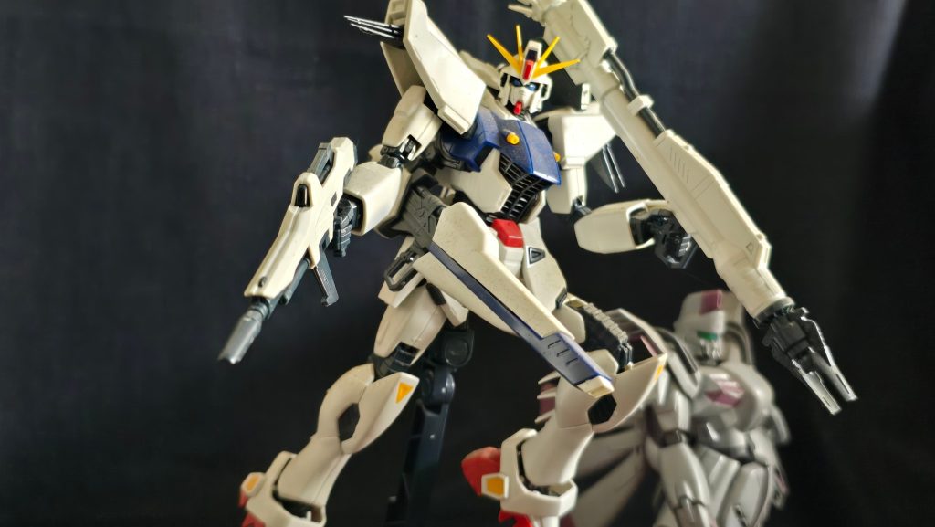 MGのF91パチ組です。素組ですらありません。素晴らしいキットですね。
