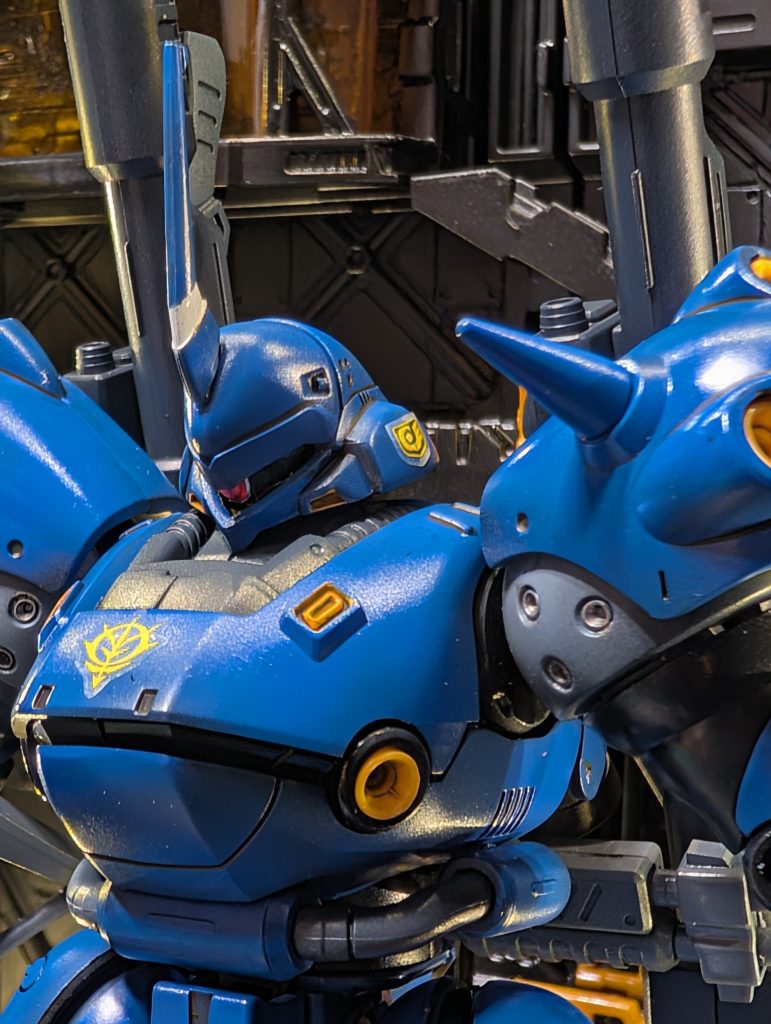 hguc ケンプファー　エアブラシ水性塗装