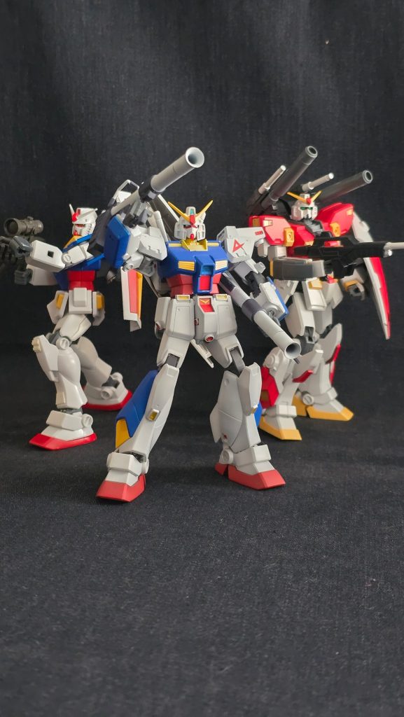 V作戦の性能を踏襲したWBガンダムチームガンダムというプロパガンダを最大限活かす為、WBにガンダムを集めて運用する作戦。