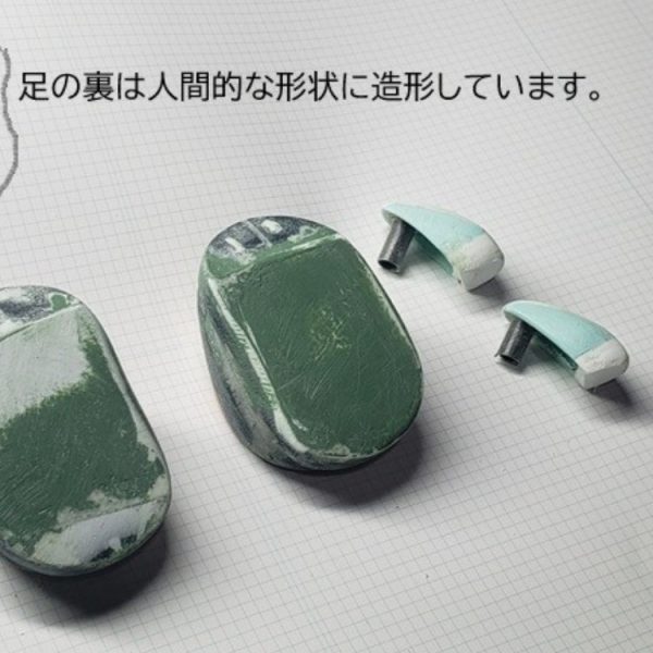 【製作過程_03】旧キット1/100 量産型ザク　【フル可動／アニメ劇中フォルム徹底再現版】