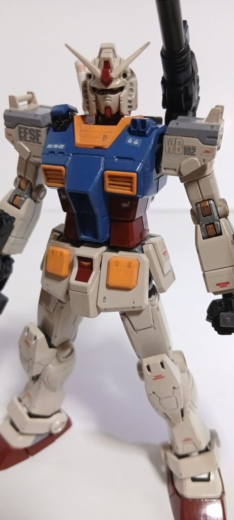 GW中に作り終えるはずだったのですが、のんびり制作していたので🐢結局間に合いませんでした😭　今回余っていた塗料の再利用も兼ねての制作だったのですが、なるべく本体に合う様に調色したカラーリングです。今回もブラック部以外は筆塗りでございます🖌️&nbsp;