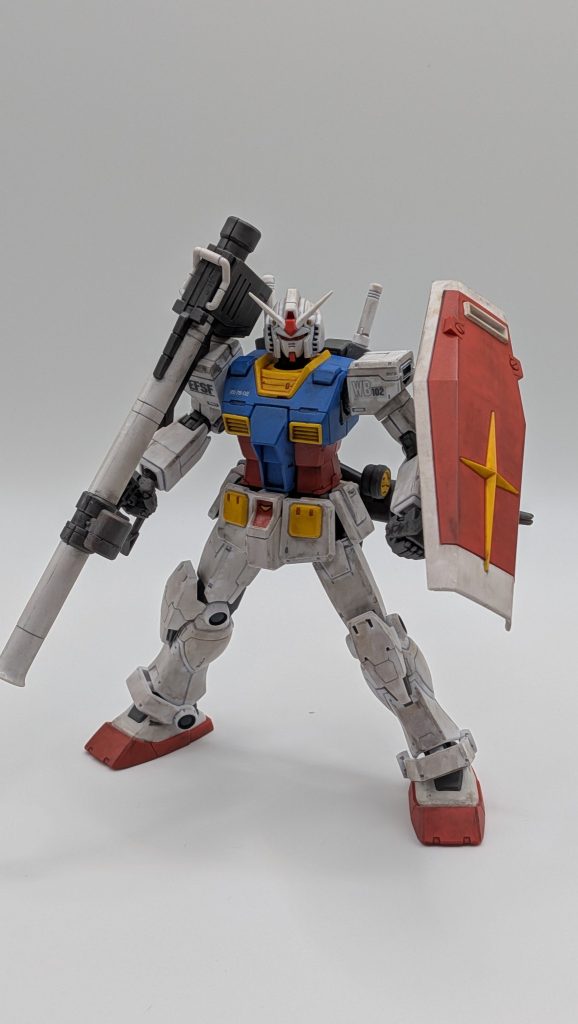 HGガンダム(THE ORIGIN版) 小改造 ファーストガンダム仕様 簡単フィニッシュ