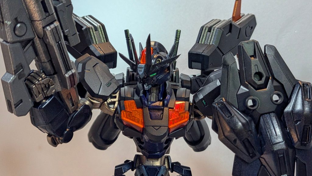 闇落ちエアリアル改　◆闇落ちシリーズ01–9枚目/制作者：Mio キャンプ場＆ガンプラ