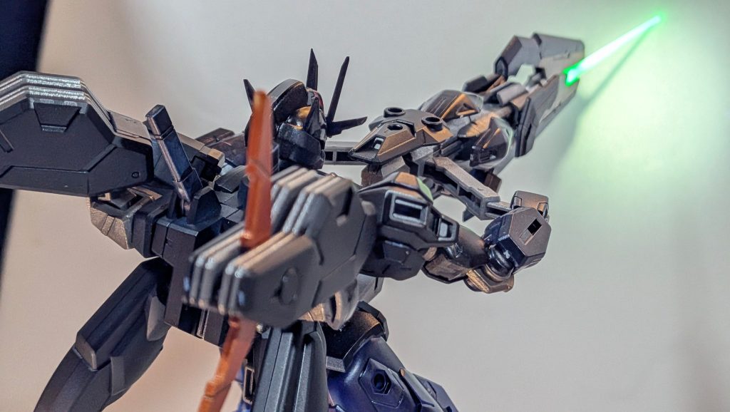 闇落ちエアリアル改　◆闇落ちシリーズ01–7枚目/制作者：Mio キャンプ場＆ガンプラ